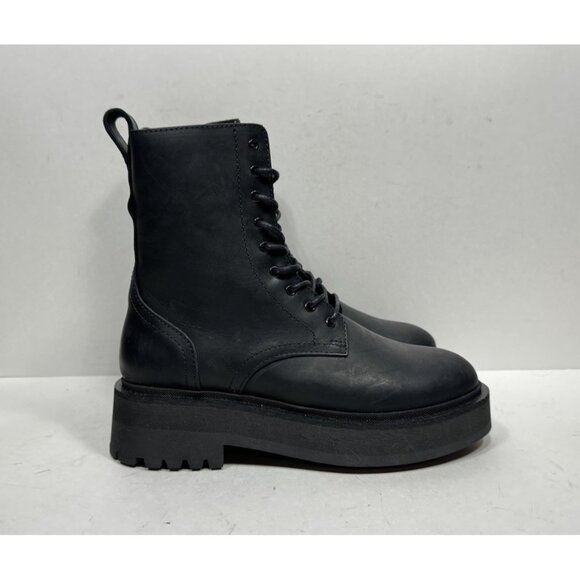 Thursday Boot Company Quest Matte Black Combat Boots Women’s Size 7.5